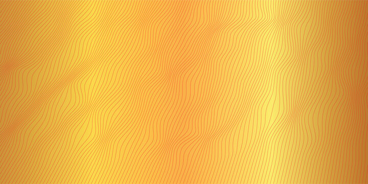 Luxury abstract background featuring thin red wavy lines on a premium gold gradient surface creating a modern elegant geometric pattern for festive design