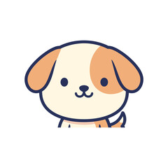Adorable Cartoon Dog Illustration
