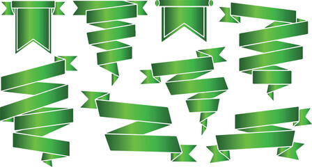 A of ribon Icon vector on a white background