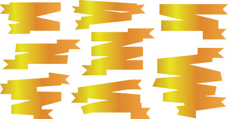 A of ribon Icon vector on a white background