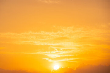 Abstract and pattern of cloud sky Calming coral, Orange, Trend color of the year background