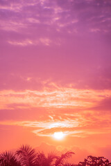 Abstract and pattern of cloud sky, Velvet violet, Velvet Purple, Trend color of the year background