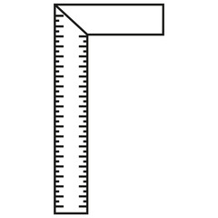 Fototapeta premium Corner Measurement Ruler