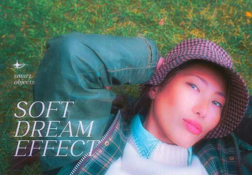 Soft Dream Photo Effect Mockup