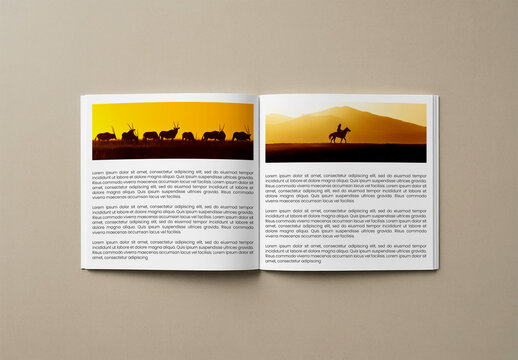 Open Magazine Mockup