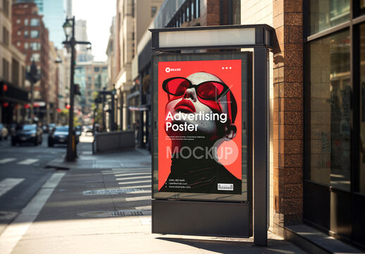Outdoor Advertising Poster Mockup