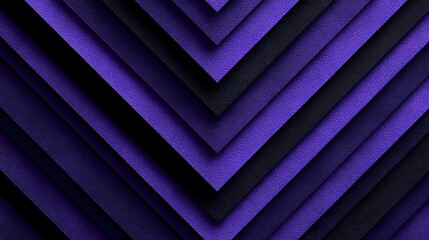 Abstract layered purple chevron squares geometric design