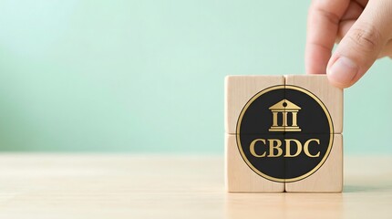 CBDC digital currency concept