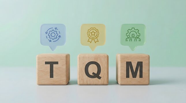tqm total quality management concept