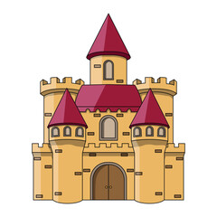 Fototapeta premium Castle Illustration