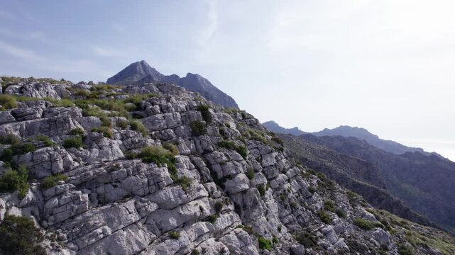 montagnes en drone &agrave; Majorque