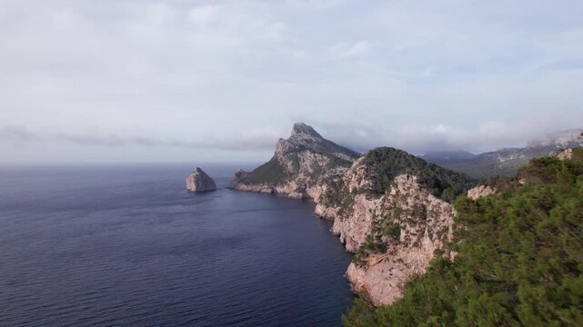 Drone cap Formentor soir