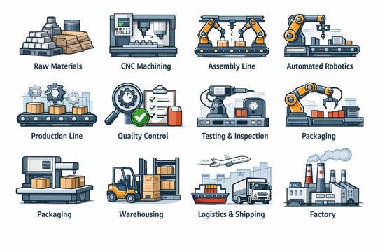 "Production Icon" Images – Browse 1,186 Stock Photos, Vectors, and ...