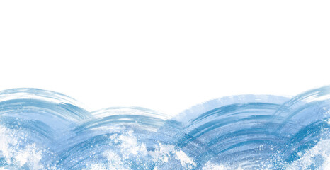 背景透過 和風の波