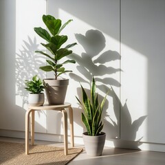 plant in the living room