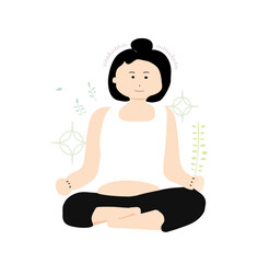 清潔なヨガトレーナー