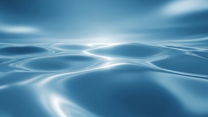 Serene Water Surface with Shimmering Light Reflections