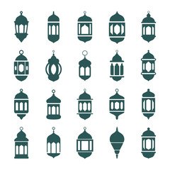 Ornamental Lanterns: A set of ornamental lanterns, each with a unique design, evoke the warm glow of cultural tradition and festive occasions. Perfect for adding a touch of elegance to any design.