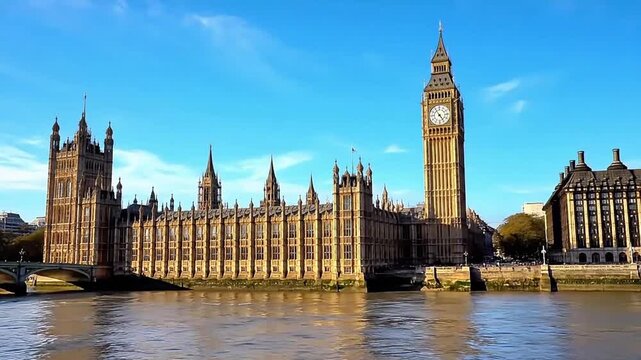 Houses of Parliament and Big Ben London.