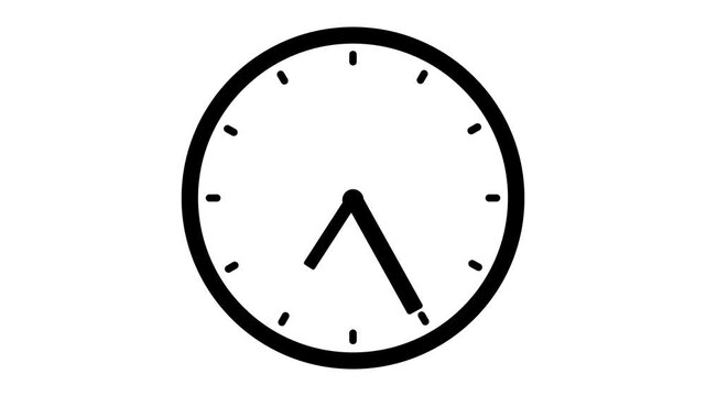 illustration of a clock spinning