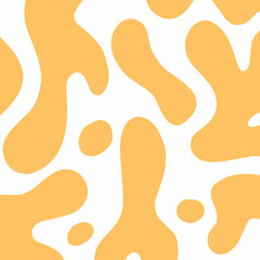 Abstract background with orange flames. Lava slime blob. melted cheese slime blob wallpaper seamless