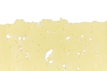 fresh slice of cheese isolated on white or transparent png