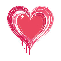 Valentine's Day Heart Holiday Background stock illustration