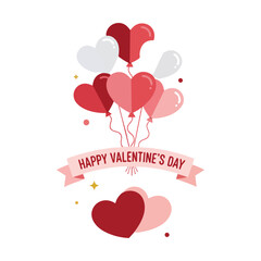 Valentine's Day Heart Holiday Background stock illustration