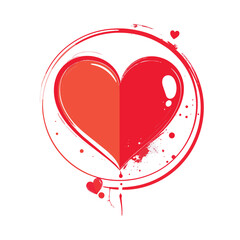 Valentine's Day Heart Holiday Background stock illustration