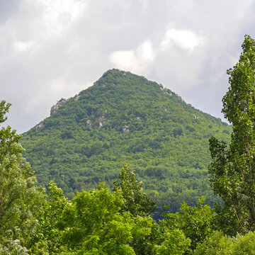 Rtanj Mountain East Serbia Cloudy Summer Day