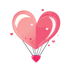 Valentine's Day Heart Holiday Background stock illustration