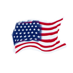 Fototapeta premium flag of usa, national symbol, 250-th, anniversary, happy birthday America, US 