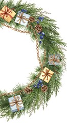 Winter's Gilded Garland