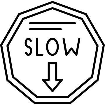 Slow Down Icon