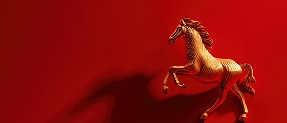 Chinese New Year horse banner