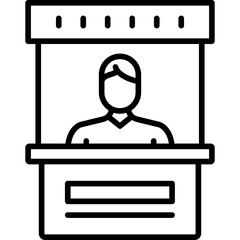 Promotion Stand Icon