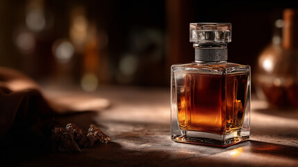  Luxury perfume bottle image for fragrance and lifestyle advertising.
