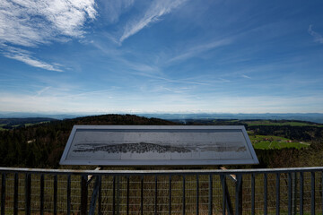 Baden-Württemberg - Schwarzwald - Hornbergbecken - Panoramatafeln