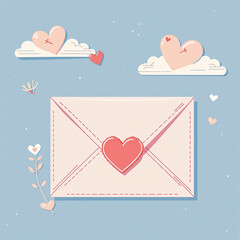 Charming Love Letter Envelope: Embracing Analog Romance in a Digital Age