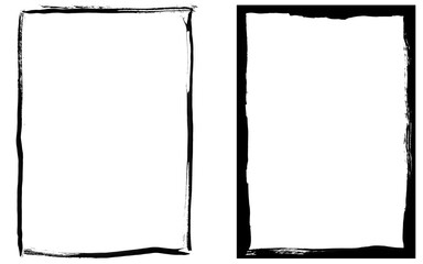 Frame Minimal Digital Art Abstract Border Design PNG