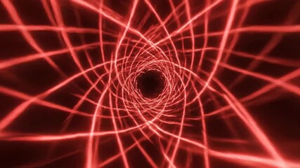 Abstract red light trails on black background dynamic movement concept - Powered by Adobe