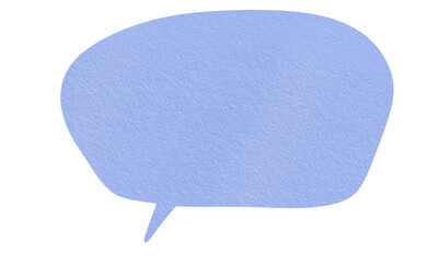 Hand Drawn Watercolor Speech Bubble PNG Clipart