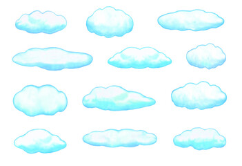 雲のイラストセット