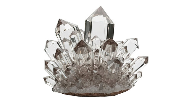 Cluster of Quartz Crystals
