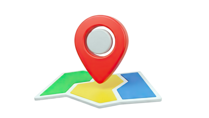 3D Map Pointer and Colorful Map