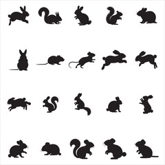 Fototapeta premium Rodents Clip Art