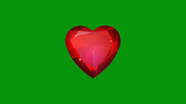 This romantic 4K green screen video features high-quality animated heart elements designed for love-themed projects. The smooth motion, clean chroma key background, and elegant heart visuals make it i