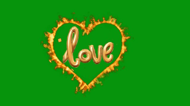 This romantic 4K green screen video features high-quality animated heart elements designed for love-themed projects. The smooth motion, clean chroma key background, and elegant heart visuals make it i