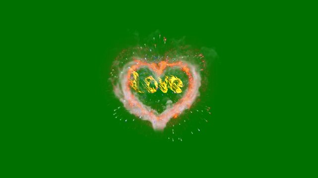 This romantic 4K green screen video features high-quality animated heart elements designed for love-themed projects. The smooth motion, clean chroma key background, and elegant heart visuals make it i
