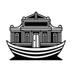 Obraz premium Tabernacle Ark Outline Icon